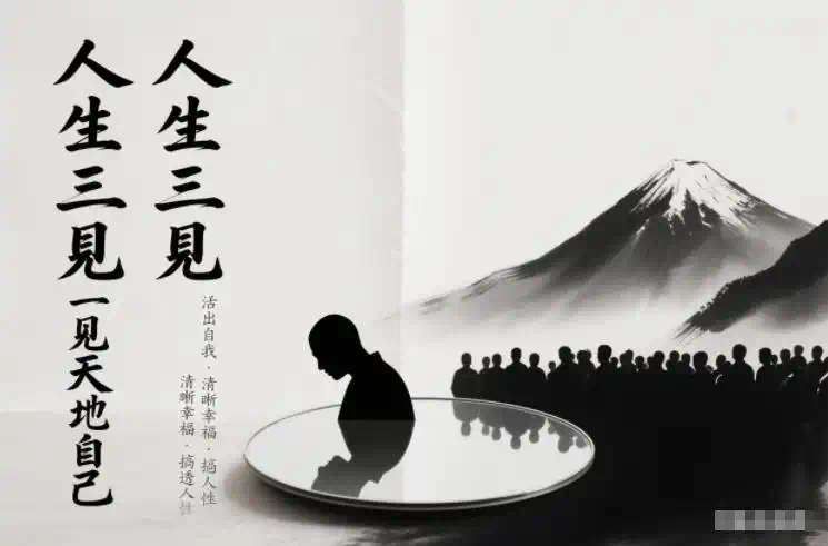 人生三见一见天地见众生见自己，活出自我拥有清晰幸福人生，搞透人性