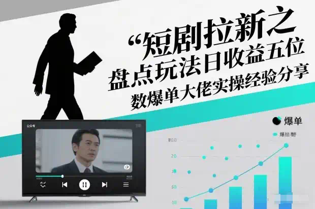 短剧拉新之盘点玩法日收益五位数爆单大佬实操经验分享