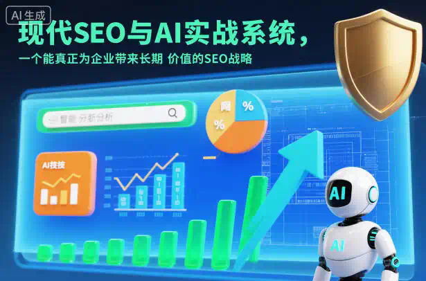 现代SEO与AI实战系统，一个能真正为企业带来长期价值的SEO战略(英语+中文字幕)