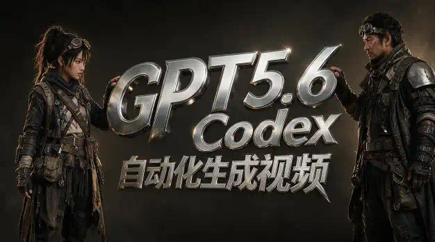 GPT5.6+Codex自动化生成视频全流程实战，从提示词设计、角色设定、封面海报，到视频生成思路与自动化工作流